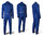 SPEED DAYTONA HS-1 blau  Overall Overal Kartanzug Kartoverall Gr.140-XXL