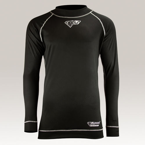 SPEED Longshirt  Manchester TSL-1  T-Shirt  schwarz Unterwäsche