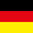 Kart Flagge Fahne Deutschland 800 x 800 mm