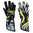 SPEED BRISBANE G-3 Formel 1 Silicon Kart Handschuhe schwarz weiss neongelb Gr.4-11